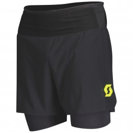 SCOTT Pantaloncini Uomo Running RC Hybrid Black/yellow Scott 280242-1040